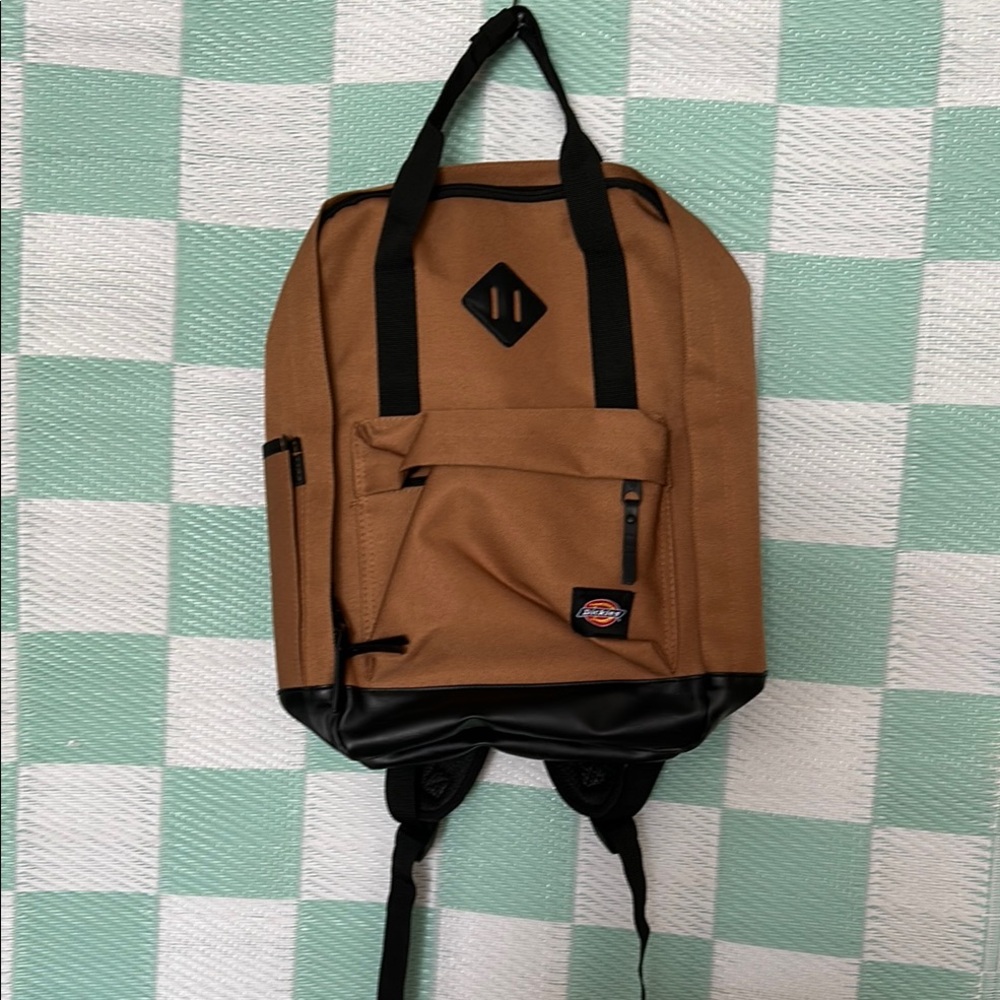 Dickies Tan and Black Men's Backpack